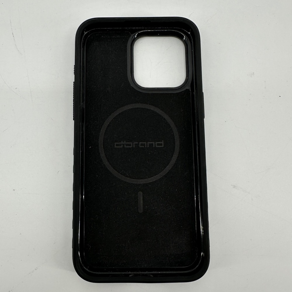 dbrand Grip Case iPhone 15 Pro Max X-Ray Dark Skin MagSafe Black Phone Cover